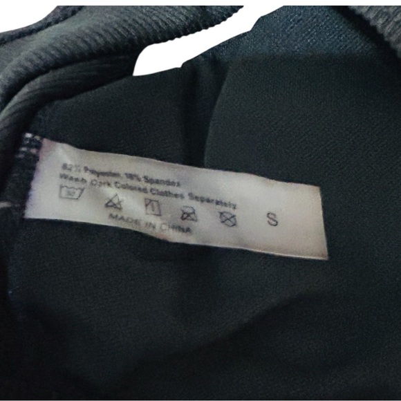 Black Two Piece Bikini Swimsuit with Ring Detail - Beach, Pool Party - Picture 7 of 7